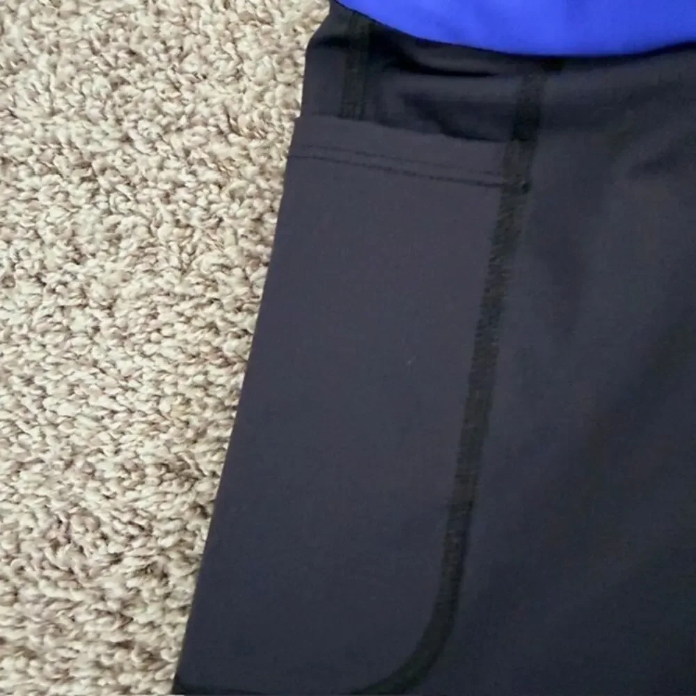 Dona Jo Skort 3 Royal Blue Knee Length Athletic Athleisure Golf Women's XL‎
